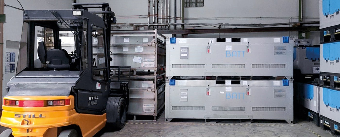 Disposal of an electric-car battery