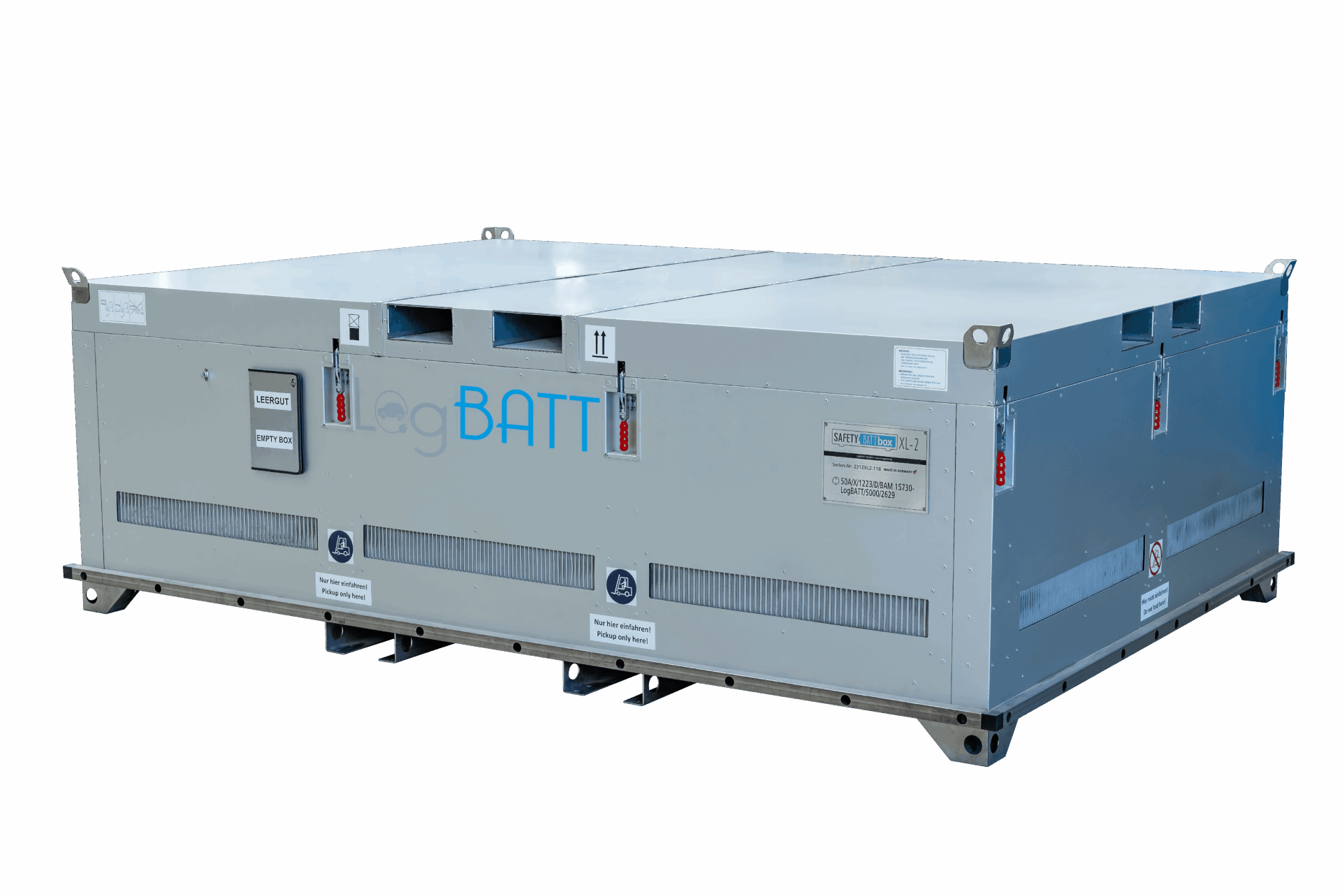 LogBATT SafetyBATTbox product family for lithium-ion batteries