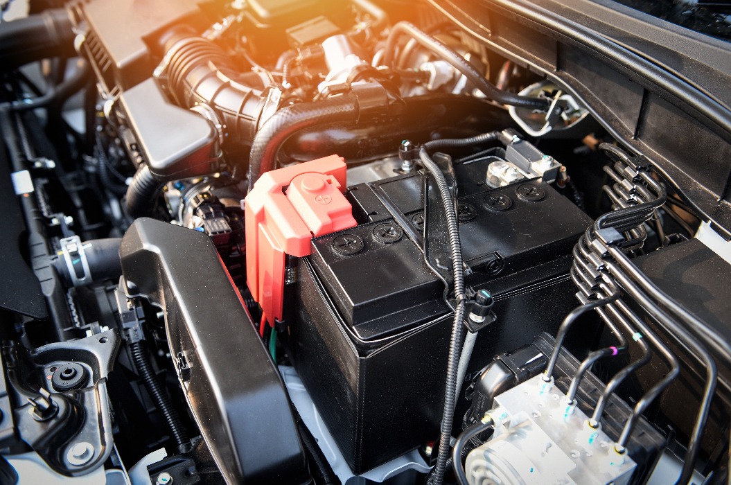 lithium batterie in car